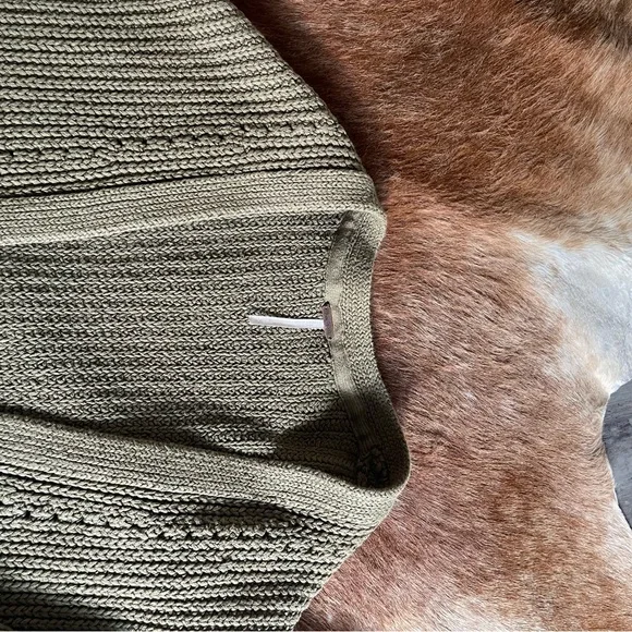 Free People Dare to Dream Rib Knit Long Sleeve Cardigan Sweater. - Picture 3 of 8